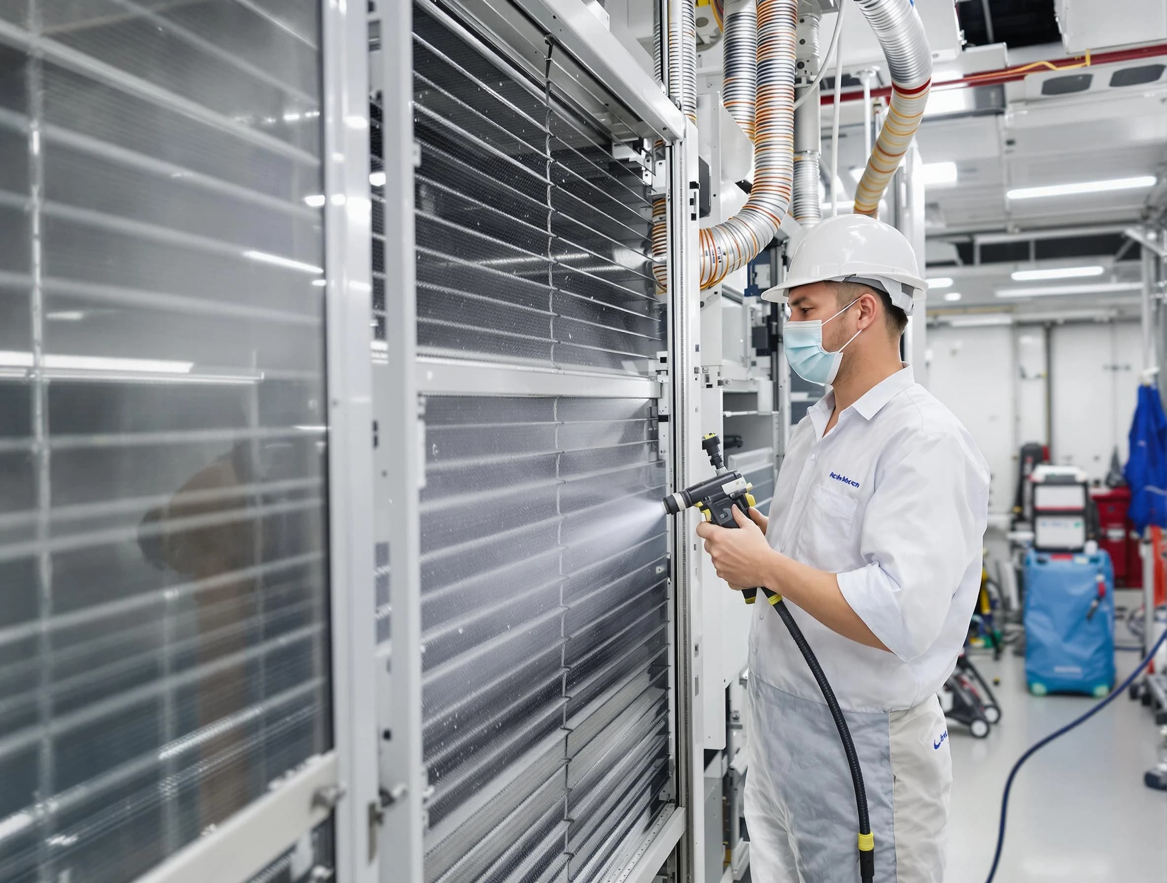 Professional AC coil cleaning by Chamberlayne Air Duct Cleaning in Chamberlayne