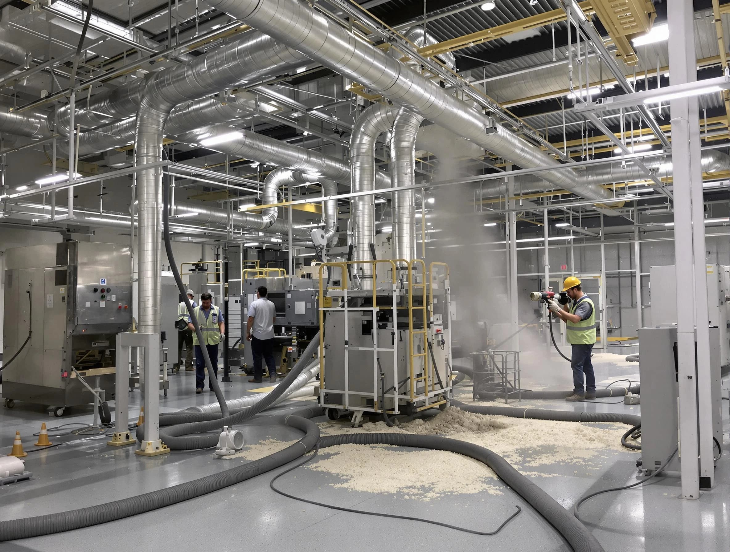 Heavy-duty industrial duct cleaning by Chamberlayne Air Duct Cleaning in Chamberlayne