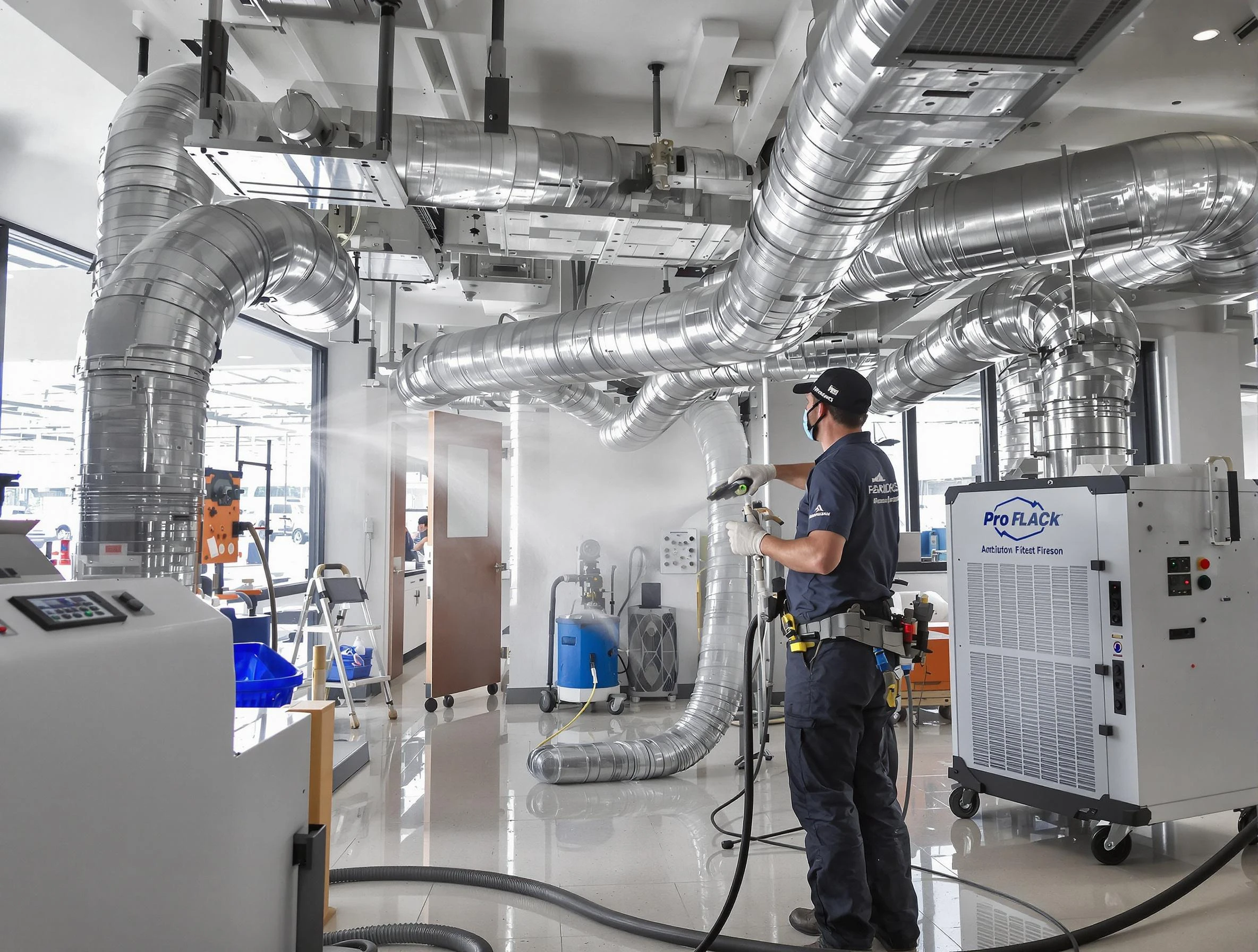 Negative Pressure Air Duct Cleaning in Chamberlayne