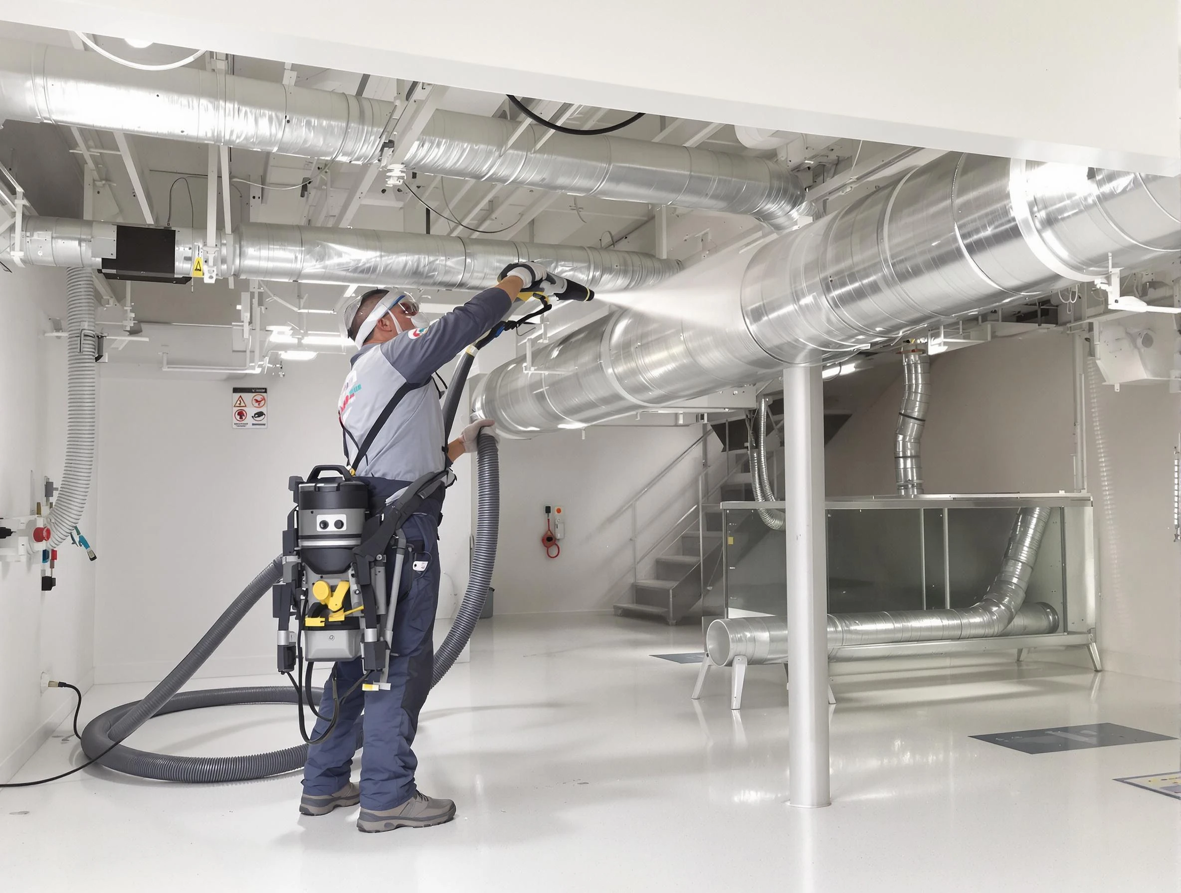 Professional central duct cleaning by Chamberlayne Air Duct Cleaning in Chamberlayne