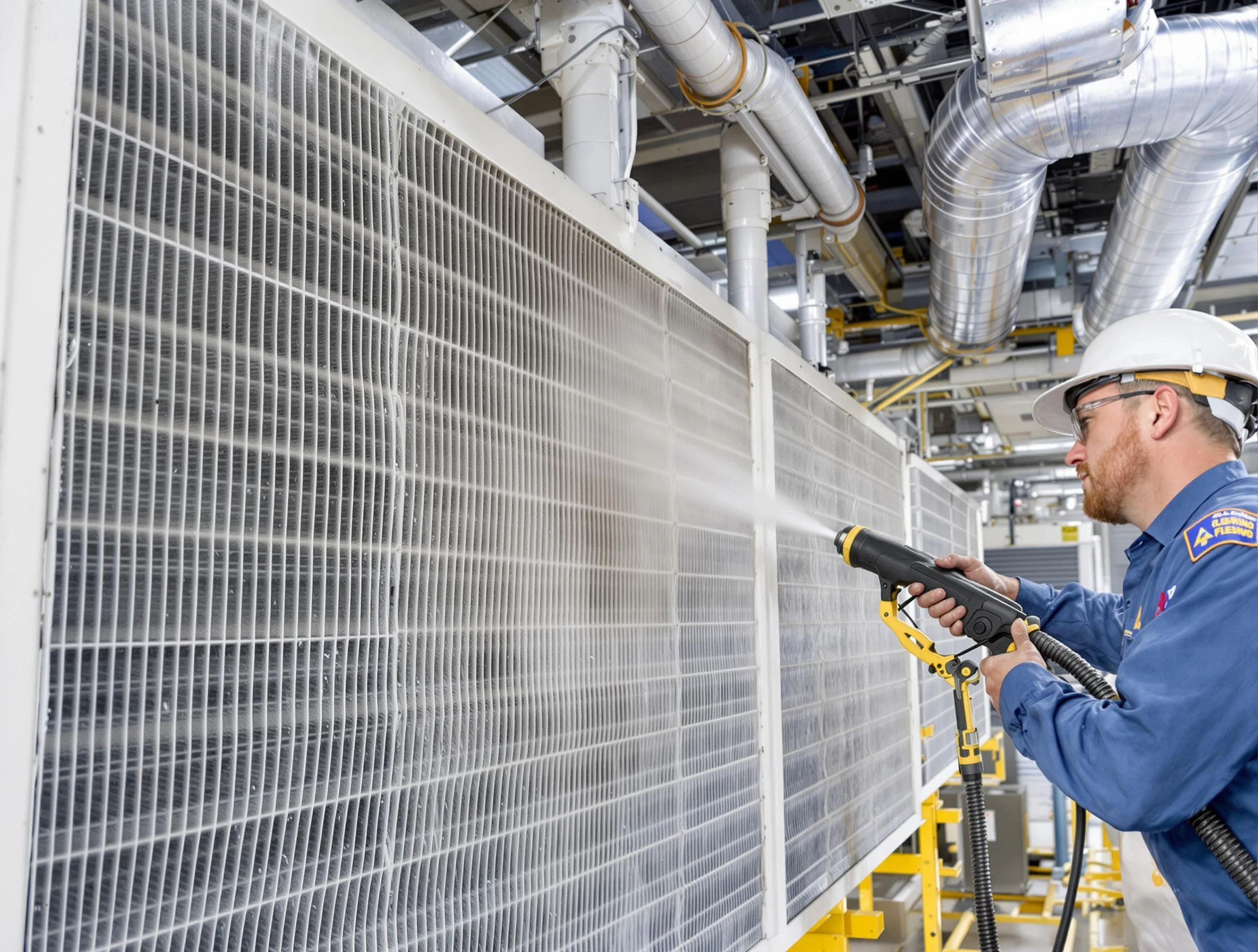 Professional commercial coil cleaning by Chamberlayne Air Duct Cleaning in Chamberlayne