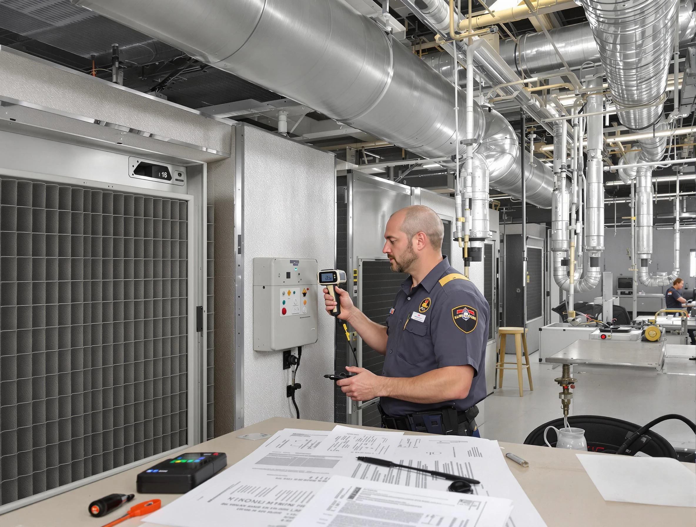 Professional filter system inspection by Chamberlayne Air Duct Cleaning in Chamberlayne