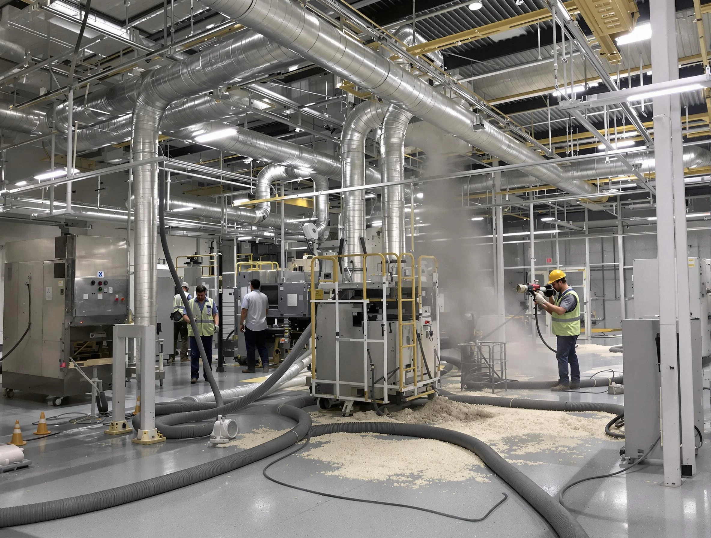 Heavy-duty industrial duct cleaning by Chamberlayne Air Duct Cleaning in Chamberlayne